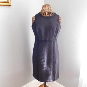 Michael Kors Black Shimmer Sleeveless Cocktail Dress